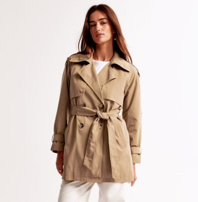 Abercrombie & Fitch Mid Trench Coat