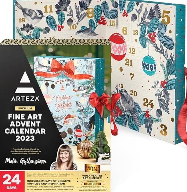 Arteza Advent Calendar (Fine Art, 24 Days) 