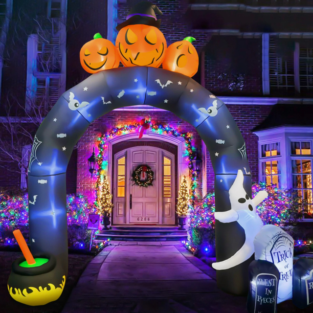 GVDV 10 FT Halloween Inflatables Archway