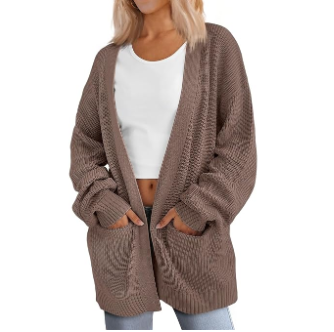 LILLUSORY Womens Oversized Cardigan Sweater with Pockets