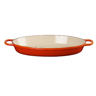 Le Creuset Enamel Cast Iron Signature Oval Baker, 3 qt.