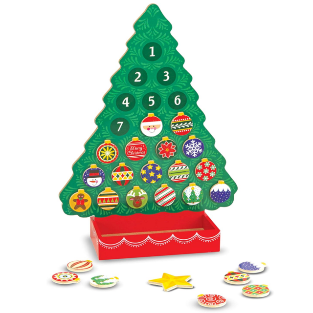 Melissa & Doug Countdown to Christmas Wooden Advent Calendar