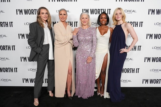 Cara Delevingne, Andie MacDowell, Helen Mirren, Aja Naomi King and Elle Fanning