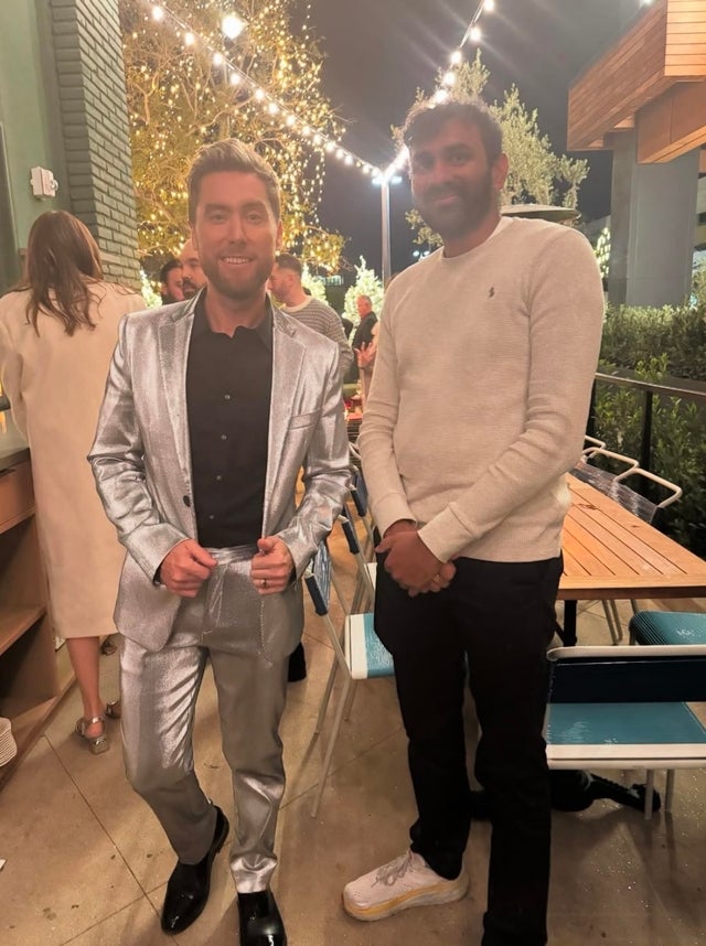 Lance Bass and Nitish Kannan