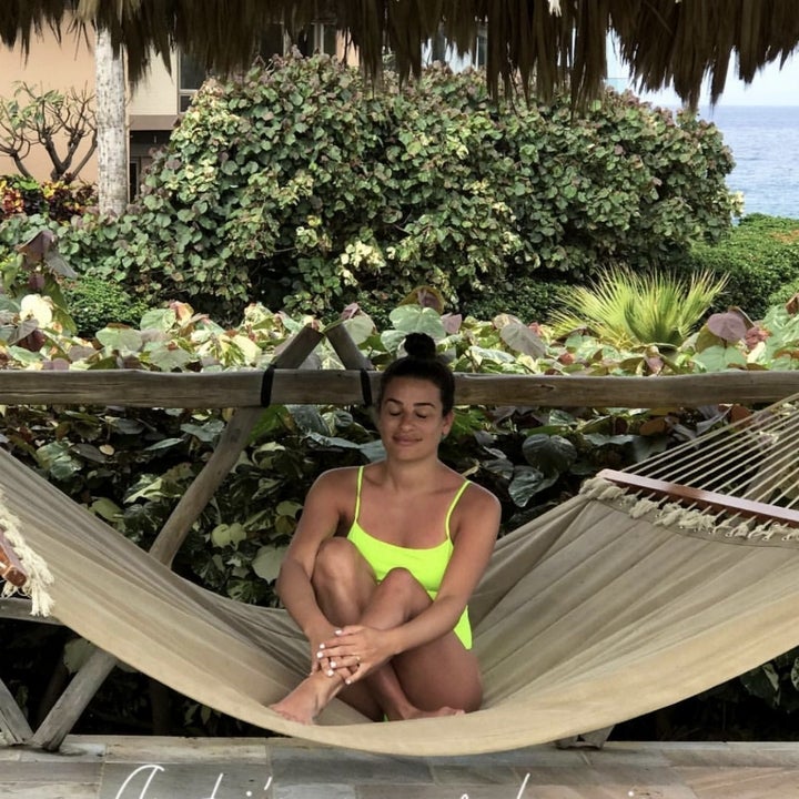 Lea Michele Rocks a Sexy, Cutout Bathing Suit in Hawaii: Photo