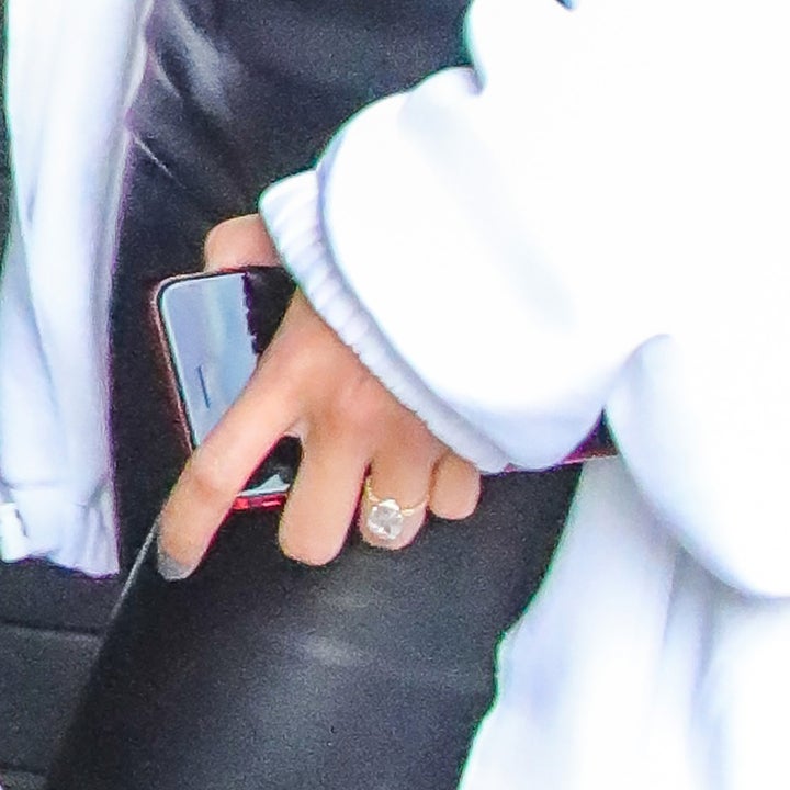 Justin Bieber's Fiancée Hailey Baldwin Shows Engagement Ring on