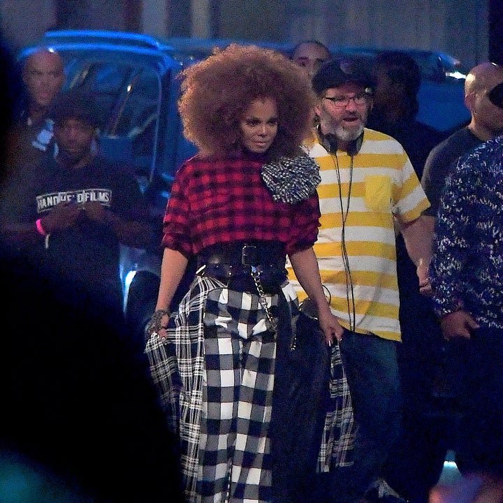 Janet Jackson Slays in Colorful Looks While Filming Music Video in