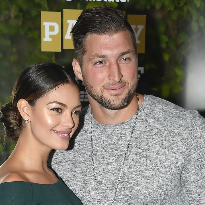 Tim Tebow and Demi-Leigh Pose Together in Sunset Photo