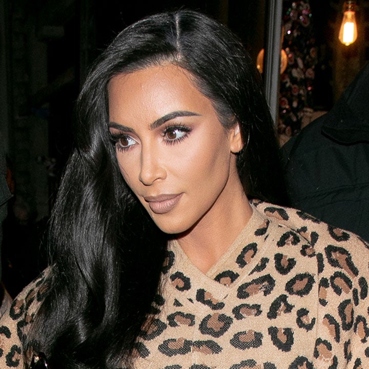 Kim Kardashian Continues Her Leopard-Print Catsuit Streak In Revealing ...