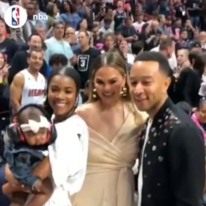 Dwyane Wade and Gabrielle Union's Daughter Adorably Steals the Show at His  Last Home Game