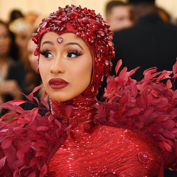 Cardi b met gala red clearance carpet