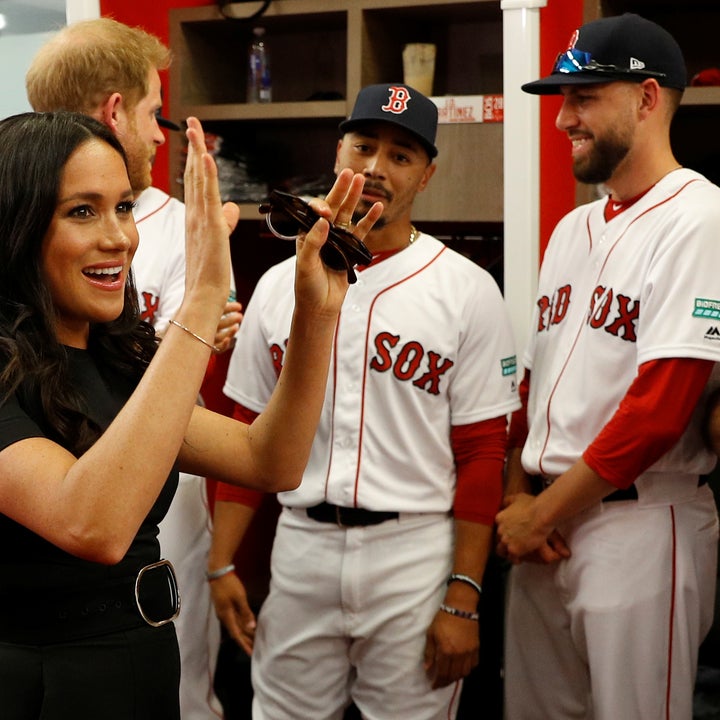 Meghan Markle Attends Baseball Game in London with Prince Harry