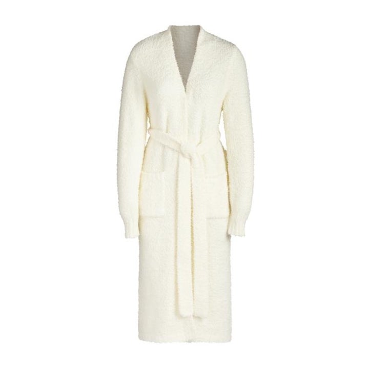 SKIMS Cozy Knit Bouclé Robe Is Totally Worth The Cost (And So Is