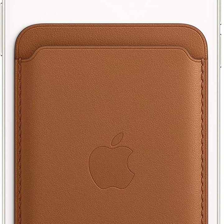 Apple - iPhone Leather Wallet with MagSafe - Saddle Brown