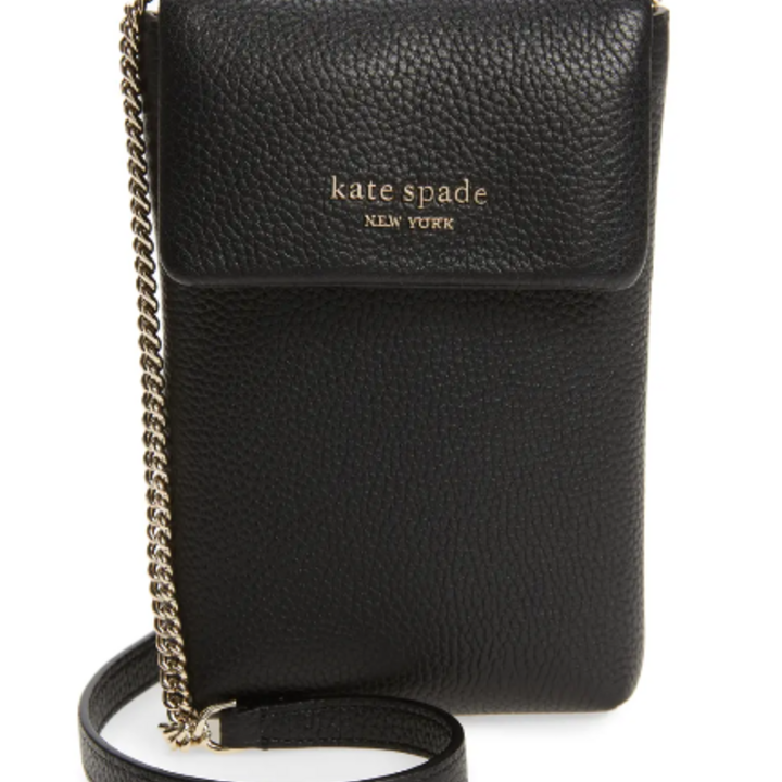 Zana Black Crossbody Handbag with Phone Charger | Everpurse