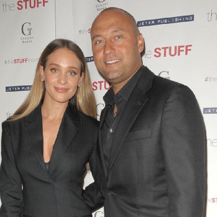 Derek and Hannah Jeter step out with baby girl