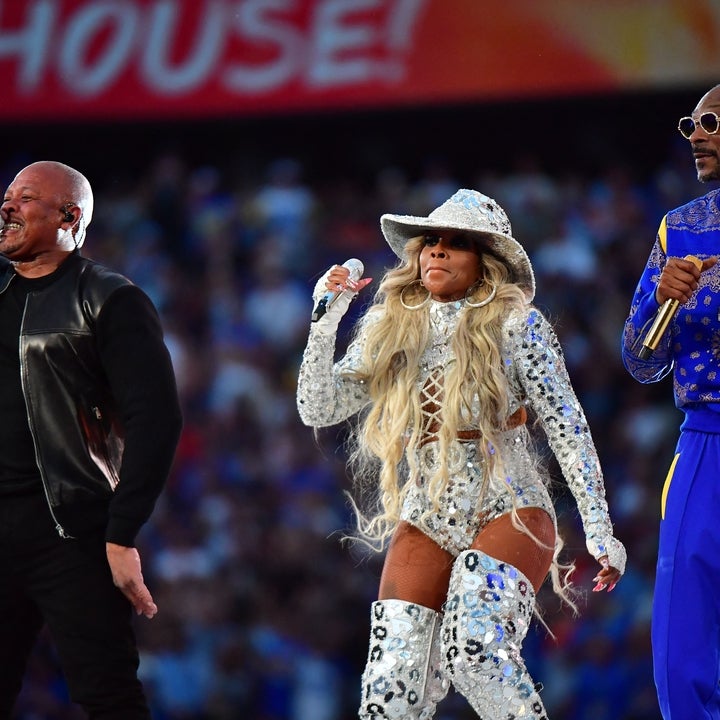 Mary J. Blige Wore Blinged-Out Micro Shorts to the 2022 Super Bowl