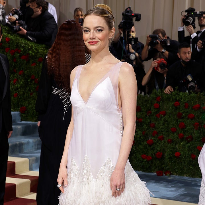 Emma Stone Wore Her Wedding Dress on the 2022 Met Gala Red Carpet