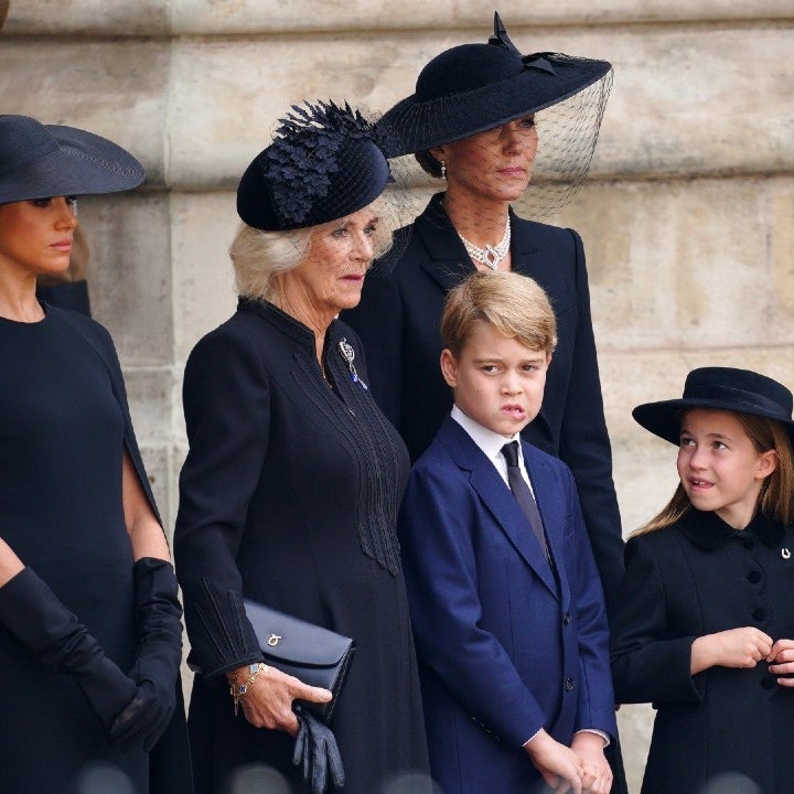 Meghan Markle Arrived at Queen's Funeral With Kate Middleton and Kids