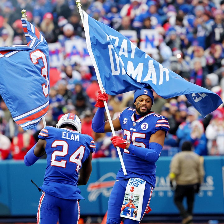 Damar Hamlin is in 'good spirits' and recovering at a Buffalo hospital,  team says