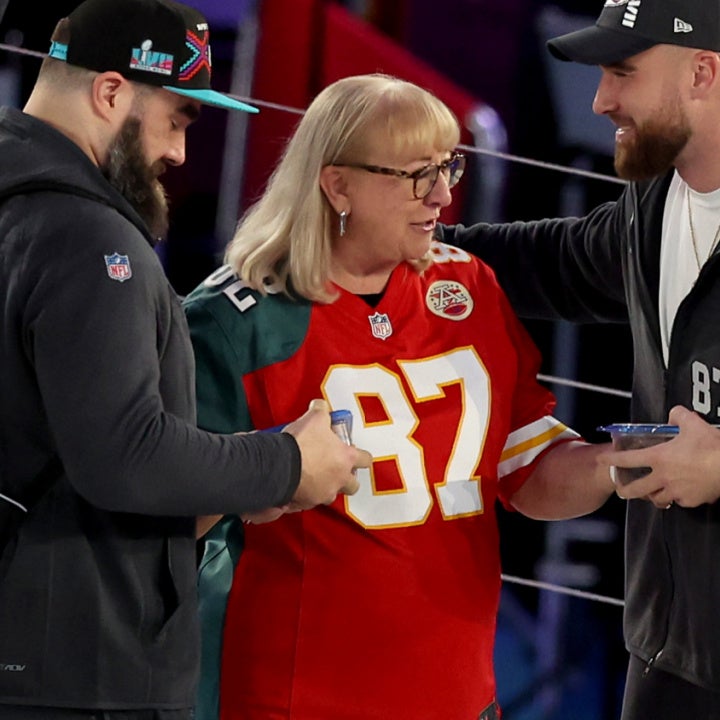 Travis and Jason Kelce's Mother Donna Confirms Who She's Rooting