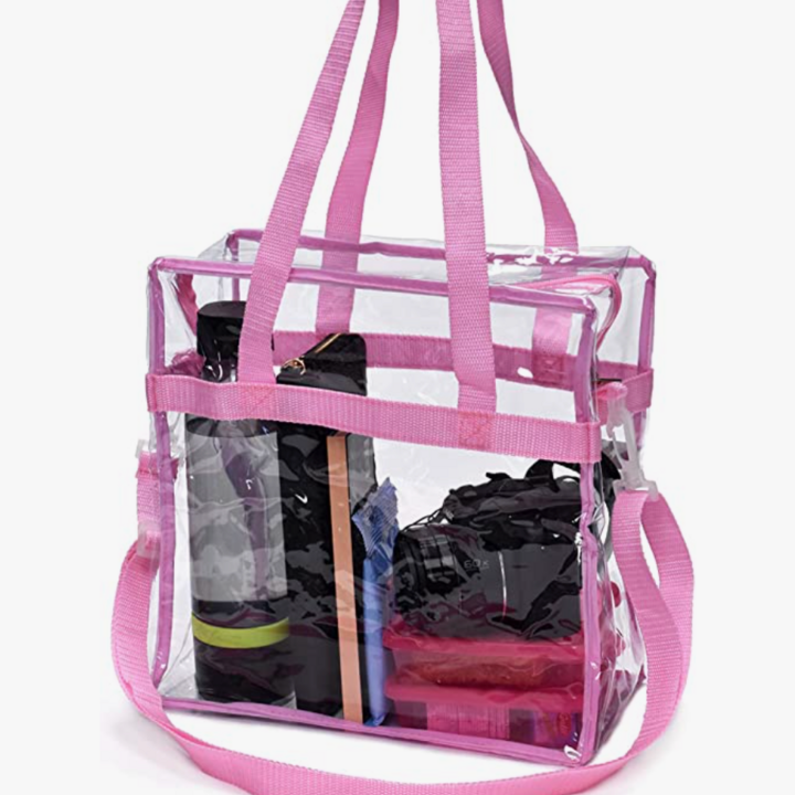 Clear Stadium Approved Crossbody Bag 9 Colors - Purple