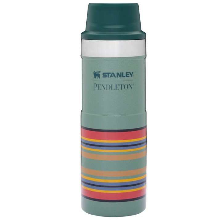 Stanley launched a Hammertone Green Quencher H2.0 FlowState Tumbler