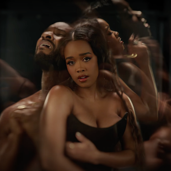 Usher and H.E.R. strip down to their UNDERWEAR to perform a sensual dance  in steamy music video for Risk It All from The Color Purple soundtrack