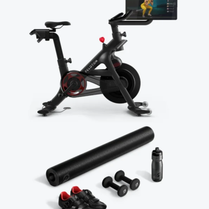 Peloton Super Domestique 24 7 Bike Theme Gifts for a Cyclist Black Yoga Mat  by Henry B - Pixels Merch