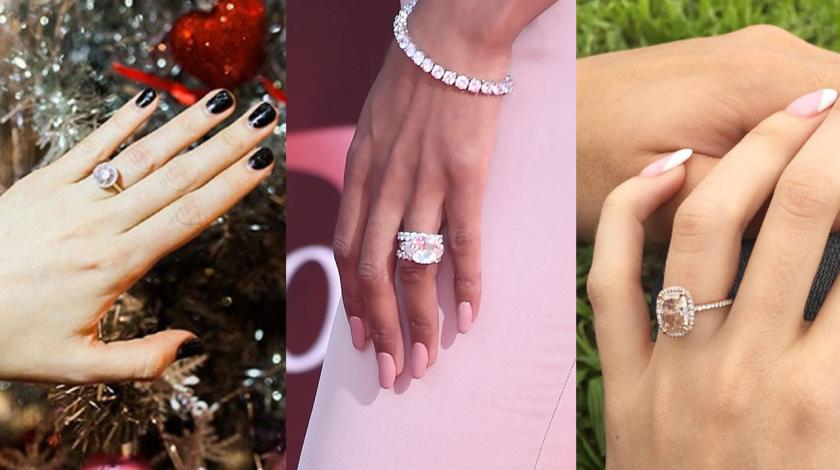 Celebrity Sparklers The 11 Best Engagement Rings Of 2016