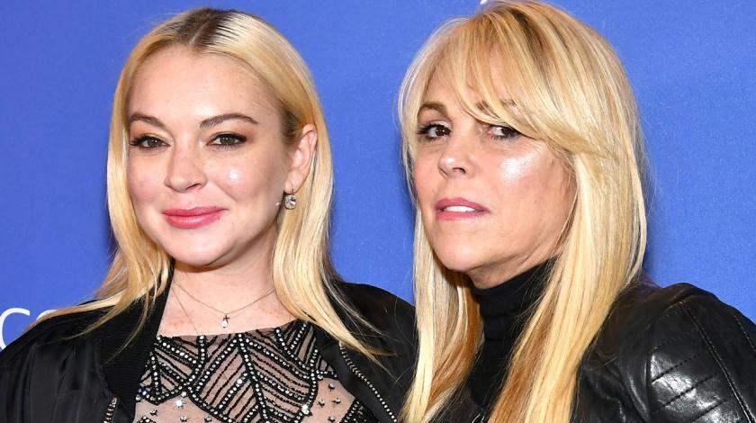 Lindsay and Dina Lohan