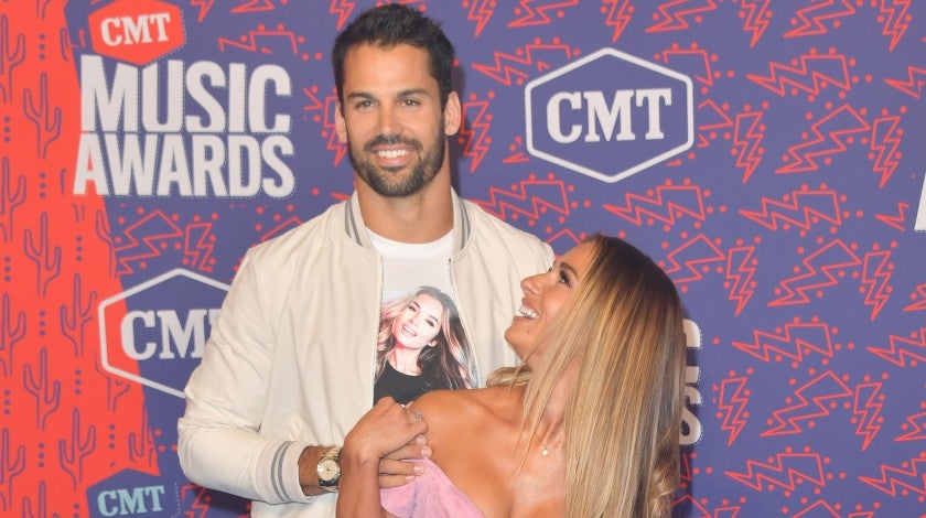 Eric Decker and Jessie James Decker at the 2019 CMT Music Awards