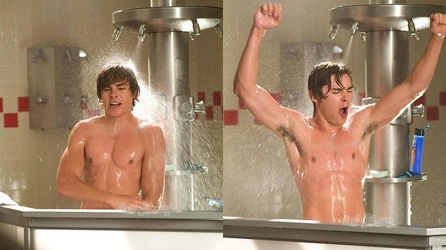 Zac Efron Nude In Shower