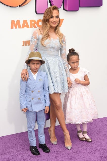 Jennifer Lopez's Adorable Twins Max and Emme Steal the Show at the 'Home'  Premiere | Entertainment Tonight