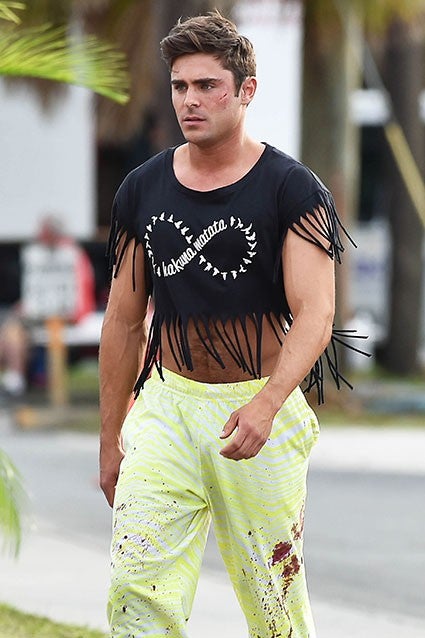 Zac Efron Shows Off His Incredible Abs in a Fringe Crop 