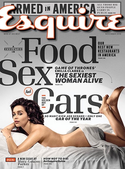 Sexiest Woman Ever Naked - Emilia Clarke Poses Nude, Named 'Esquire Sexiest Woman Alive 2015' |  Entertainment Tonight