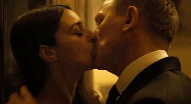 Daniel Craig And Monica Bellucci Make Out In Sam Smith S New Writing S On The Wall Music Video Entertainment Tonight