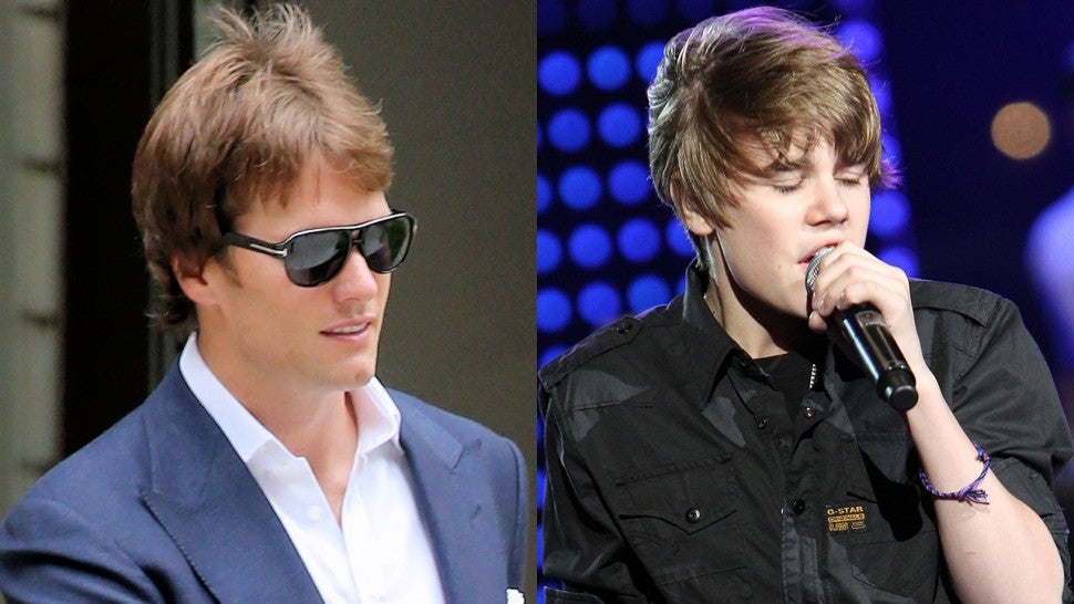Is Tom Brady Justin Bieber's hair apparent? 