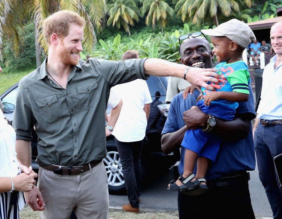 Prince Harry Meets With Children During Caribbean Visit -- See the ...