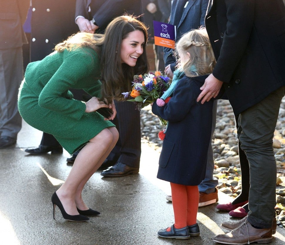 Kate Middleton, Clad in Emerald Green, Is All Smiles While Visiting a ...