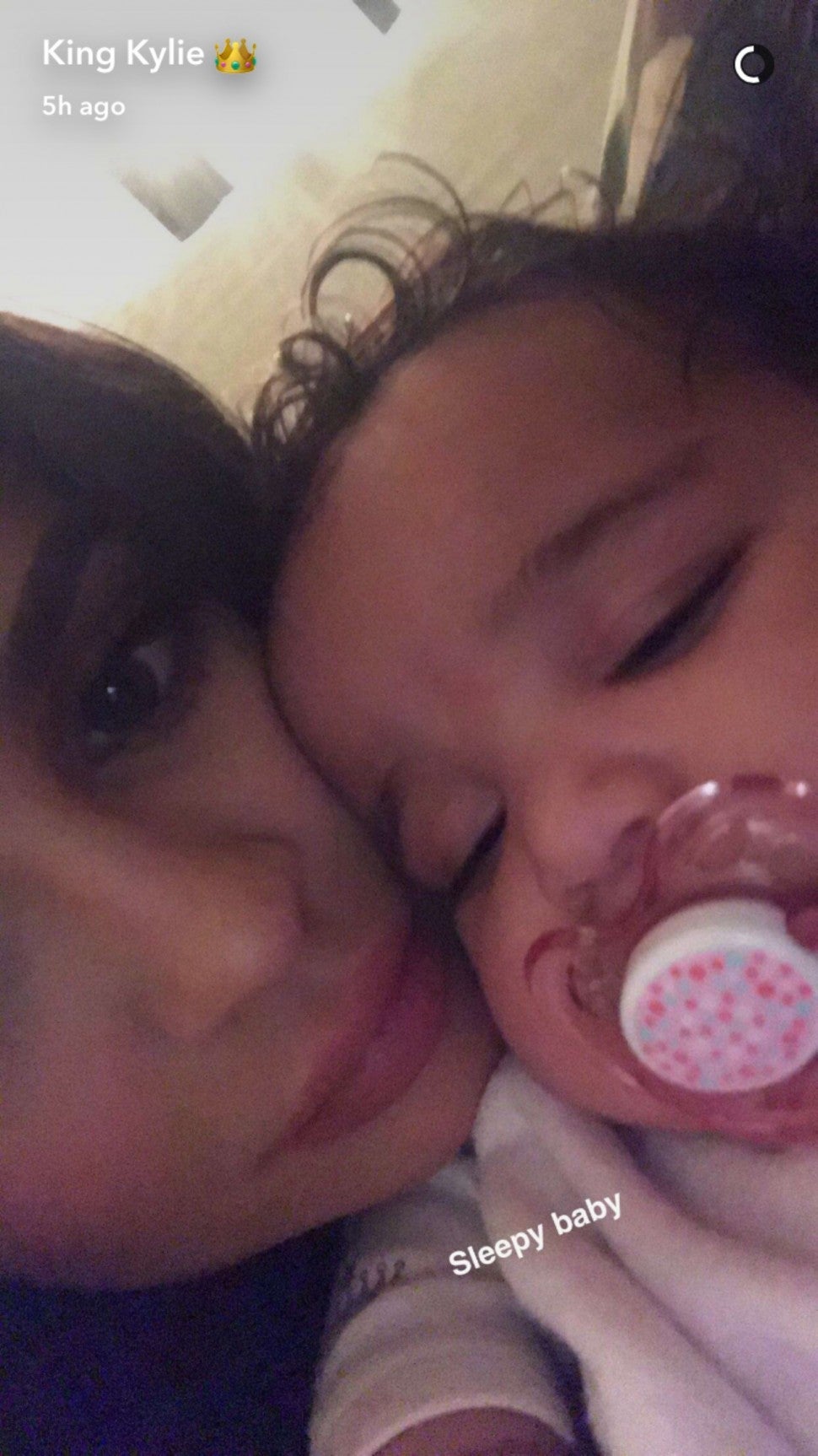 Kylie Jenner Snuggles With Niece Dream on Snapchat -- See the Adorable