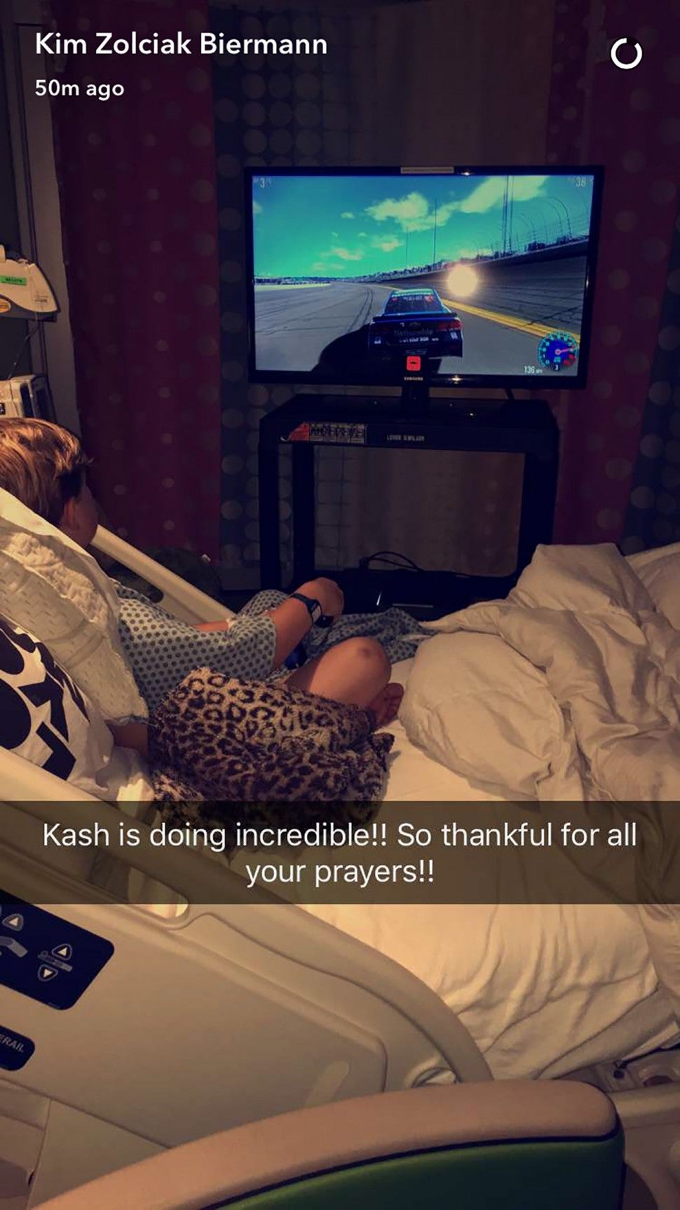 Kim Zolciak Updates Fans With Hospital Pic After Her Son's Dog Bite