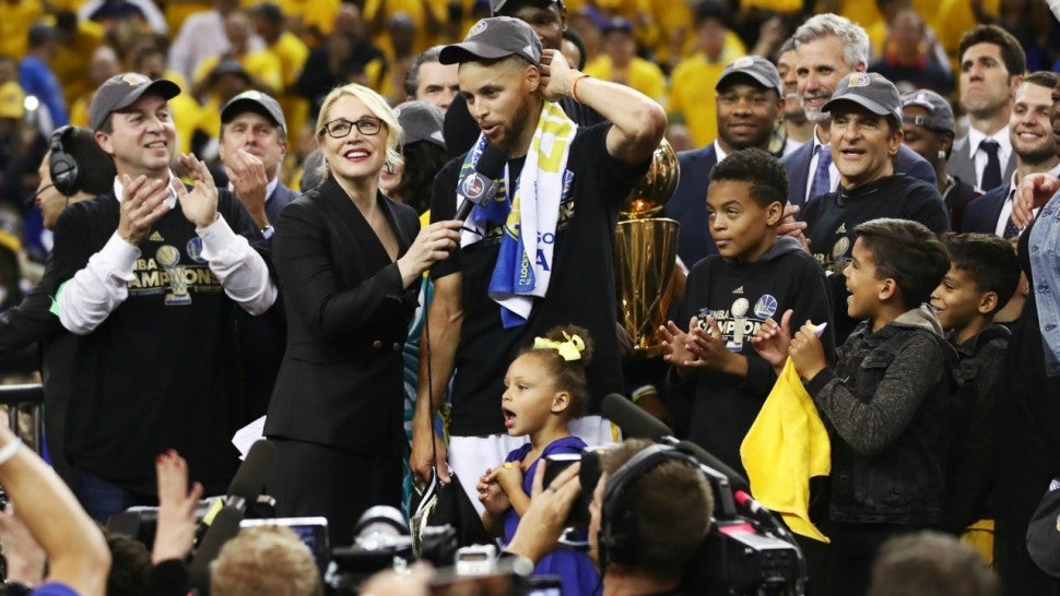 Riley Curry is the cutest Warriors fan ever