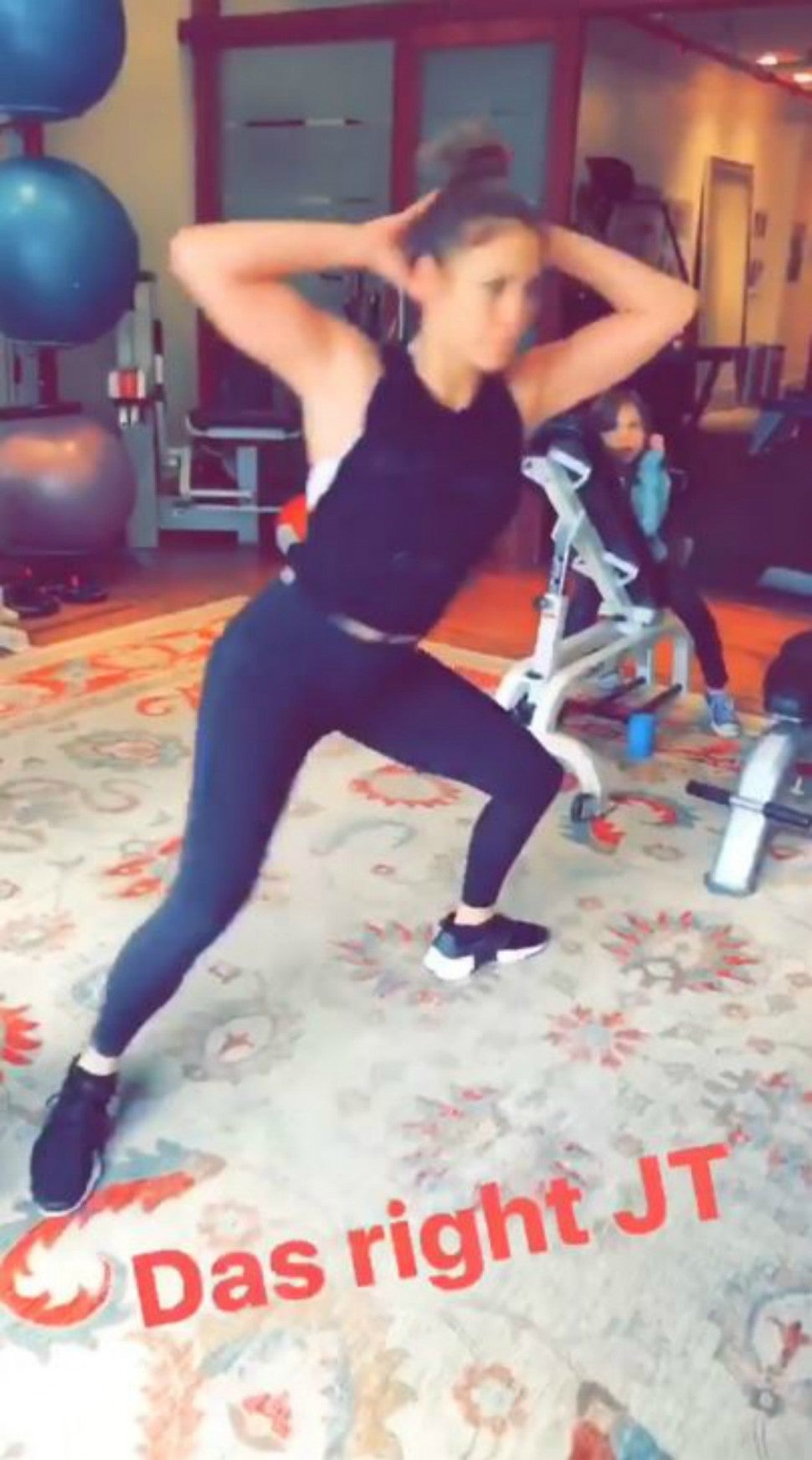 Jennifer Lopez Shows Off Her Workout Routine on Instagram