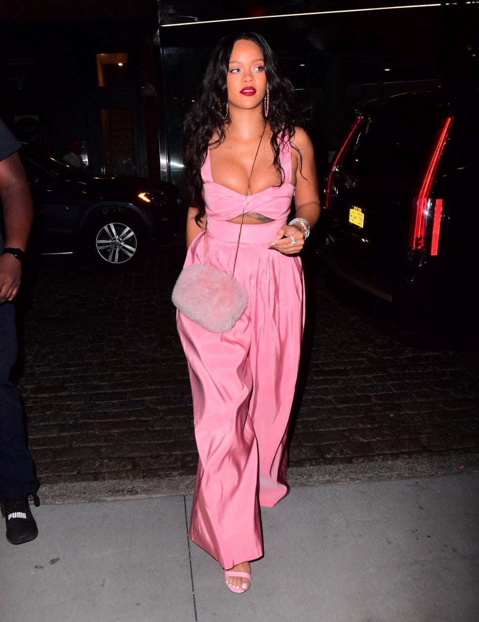 sexy pink jumpsuit