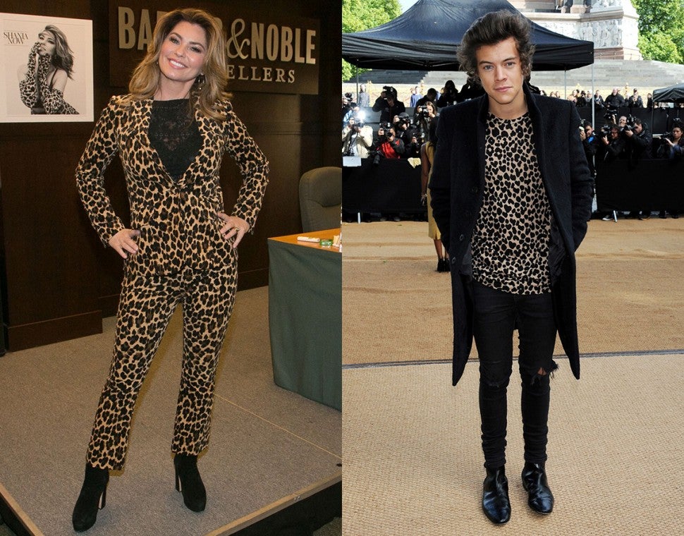 harry styles cheetah shirt