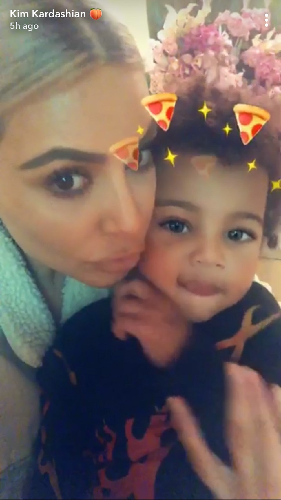 Kim Kardashian Goofs Off With Son Saint One Week After Birth Of Chicago ...