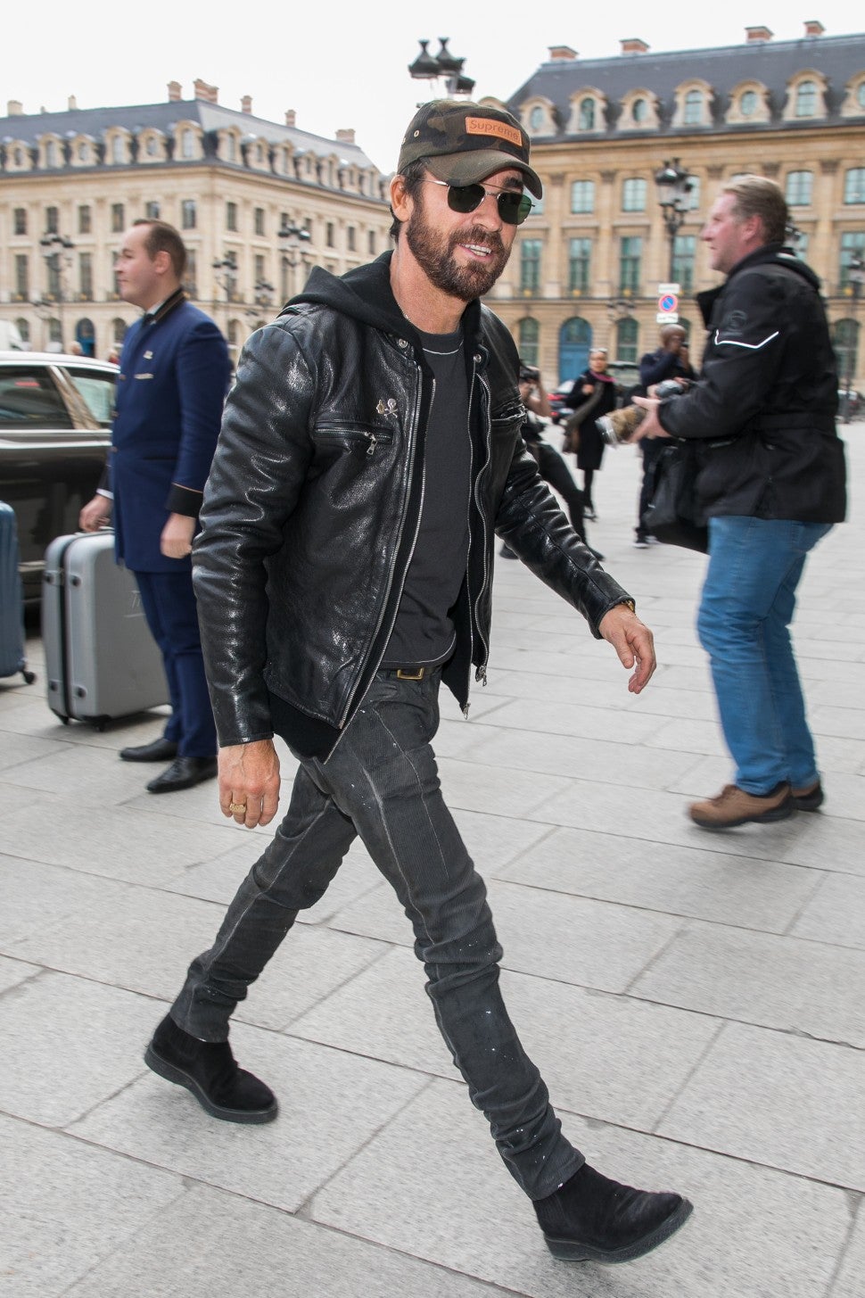 justin theroux leather pants