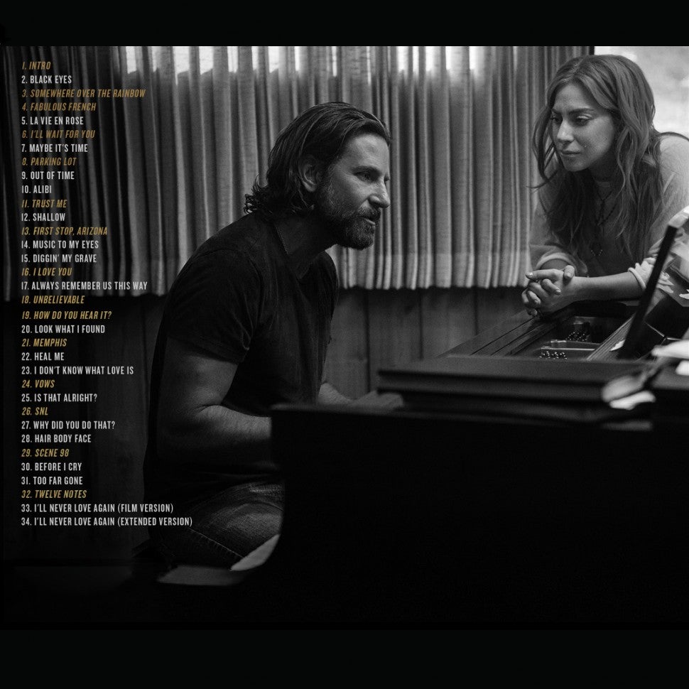 a star is born soundtrack lady gaga songs