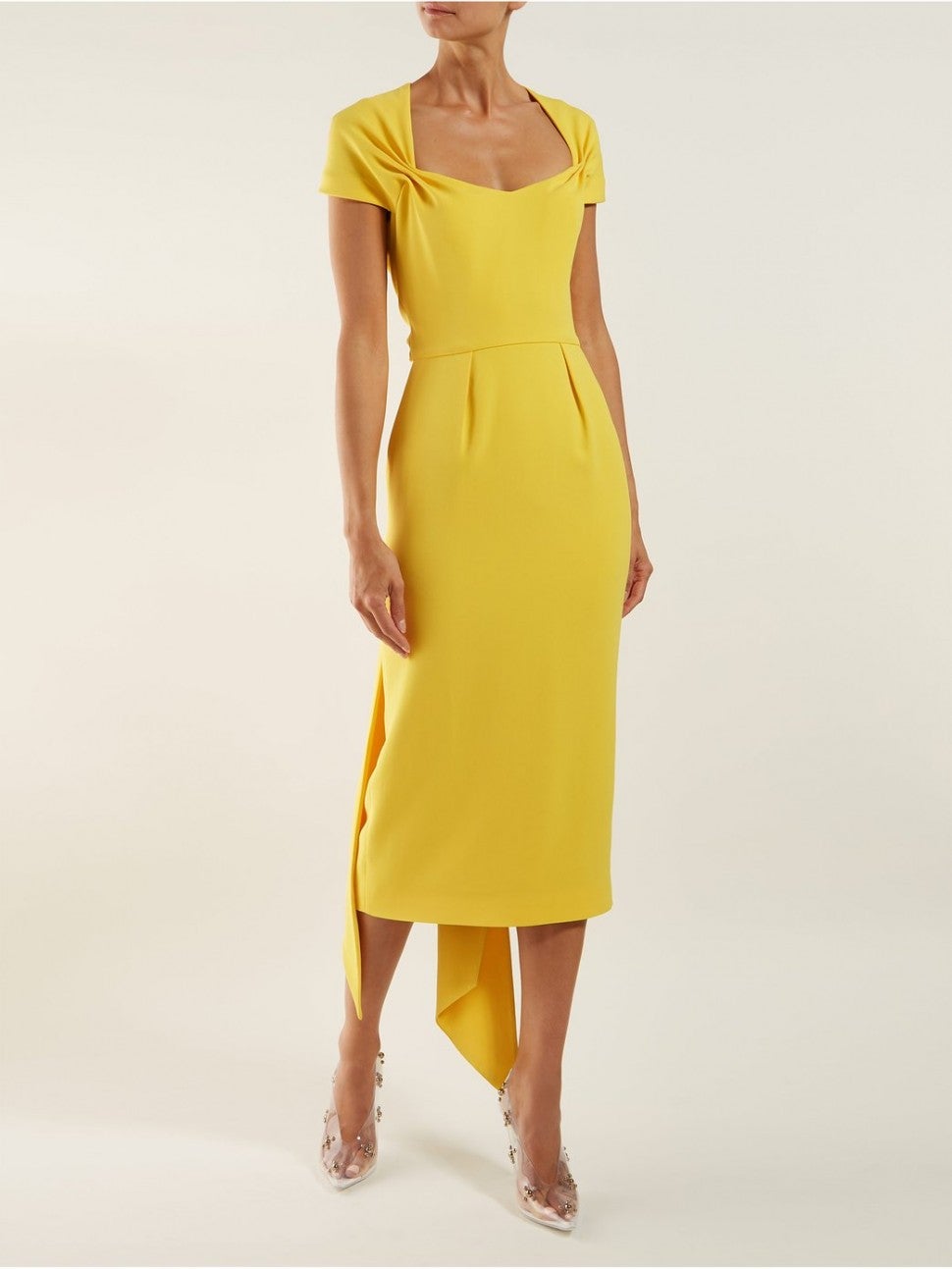 amal yellow dress royal wedding